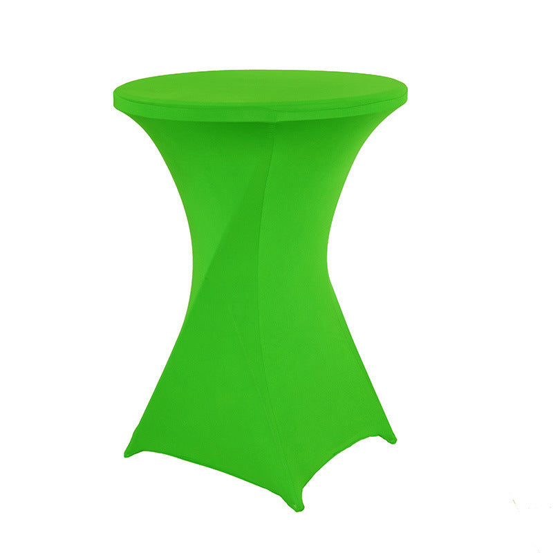 Stretch Cocktail Table Cover – Fitted Spandex Tablecloth for High Top Tables, Events & Party Decor