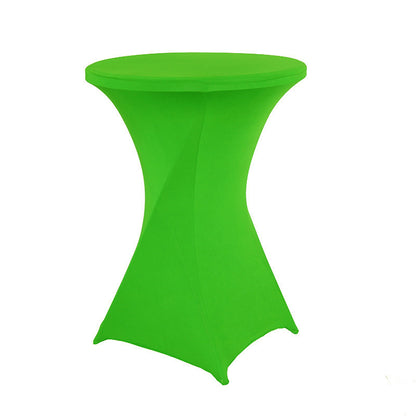 Stretch Cocktail Table Cover – Fitted Spandex Tablecloth for High Top Tables, Events & Party Decor
