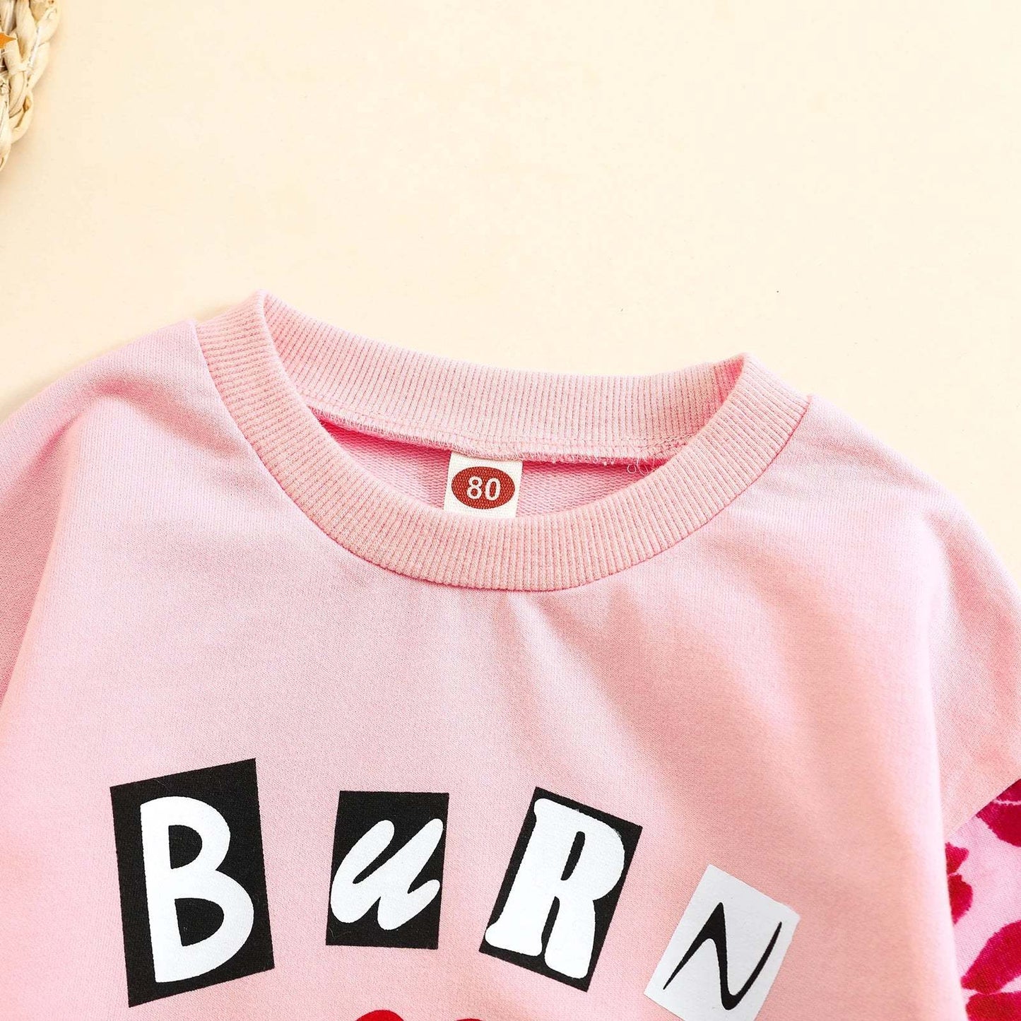 Burn Book Pink Printed Romper
