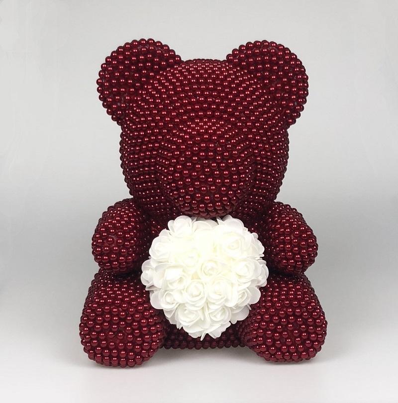 Pearl Foam Bear Decor