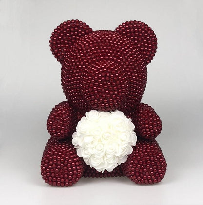 Pearl Foam Bear Decor