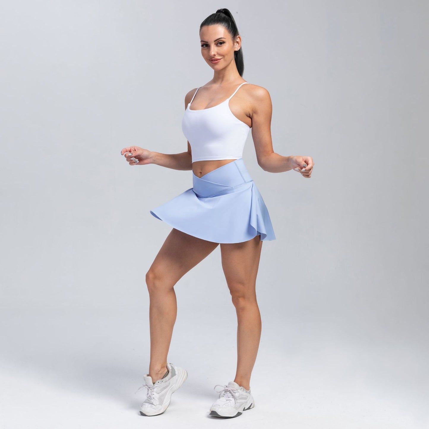 High-Waist Yoga Shorts – Stretchy, Breathable & Tummy Control Workout Shorts for Women