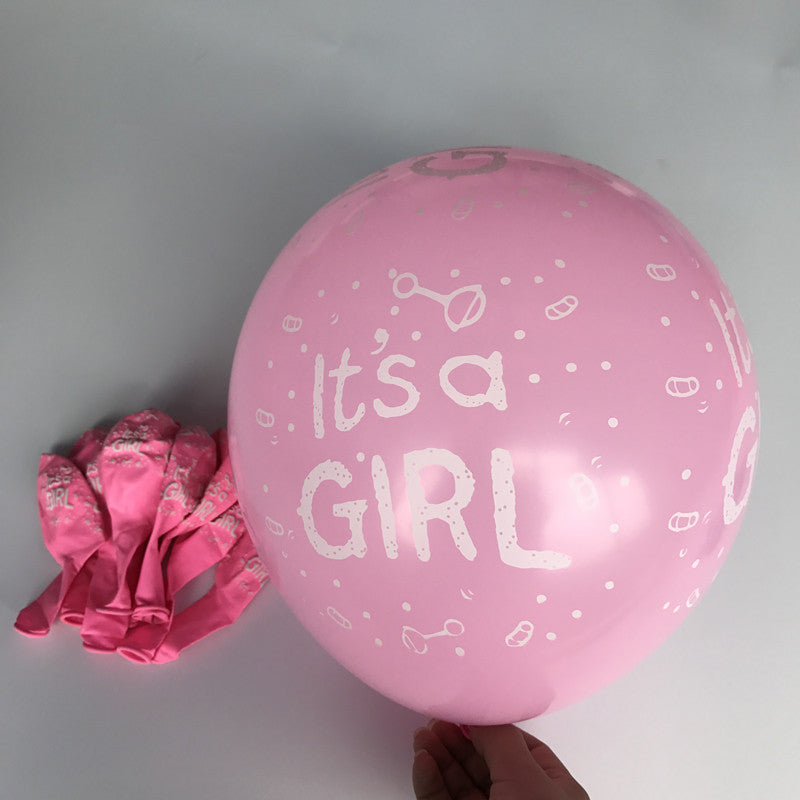 Gender Reveal Balloon – “Boy or Girl?” Party Decoration with Confetti for Baby Shower Reveal