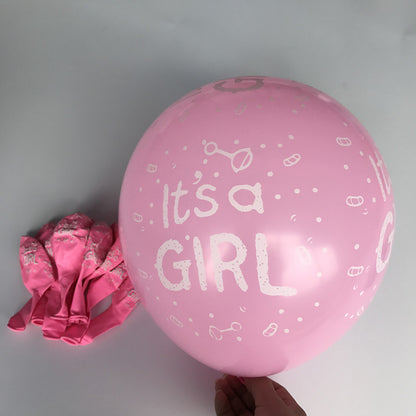Gender Reveal Balloon – “Boy or Girl?” Party Decoration with Confetti for Baby Shower Reveal
