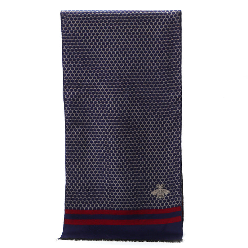 Luxury Men’s Cotton Shawl – Fashionable All-Season Accessory