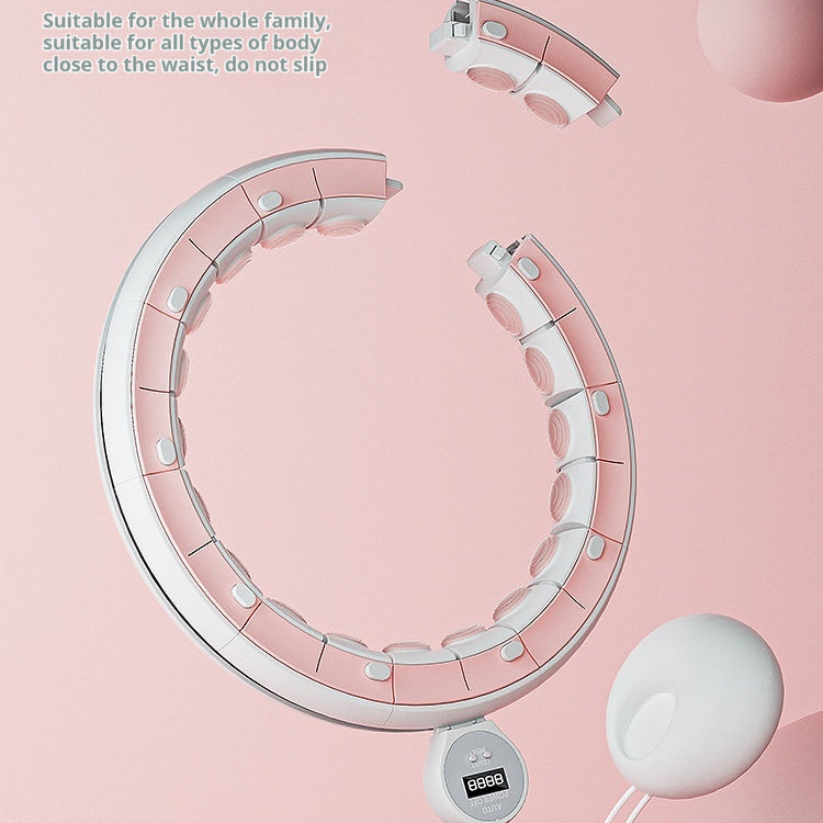 Intelligent Hula Hoop – Smart Weighted Fitness Hoop for Abdominal Compression & Fat Burning