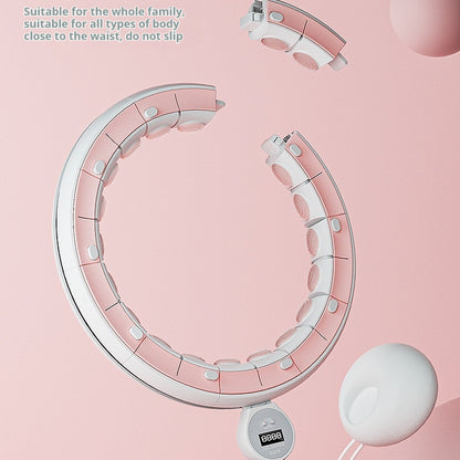 Intelligent Hula Hoop – Smart Weighted Fitness Hoop for Abdominal Compression & Fat Burning