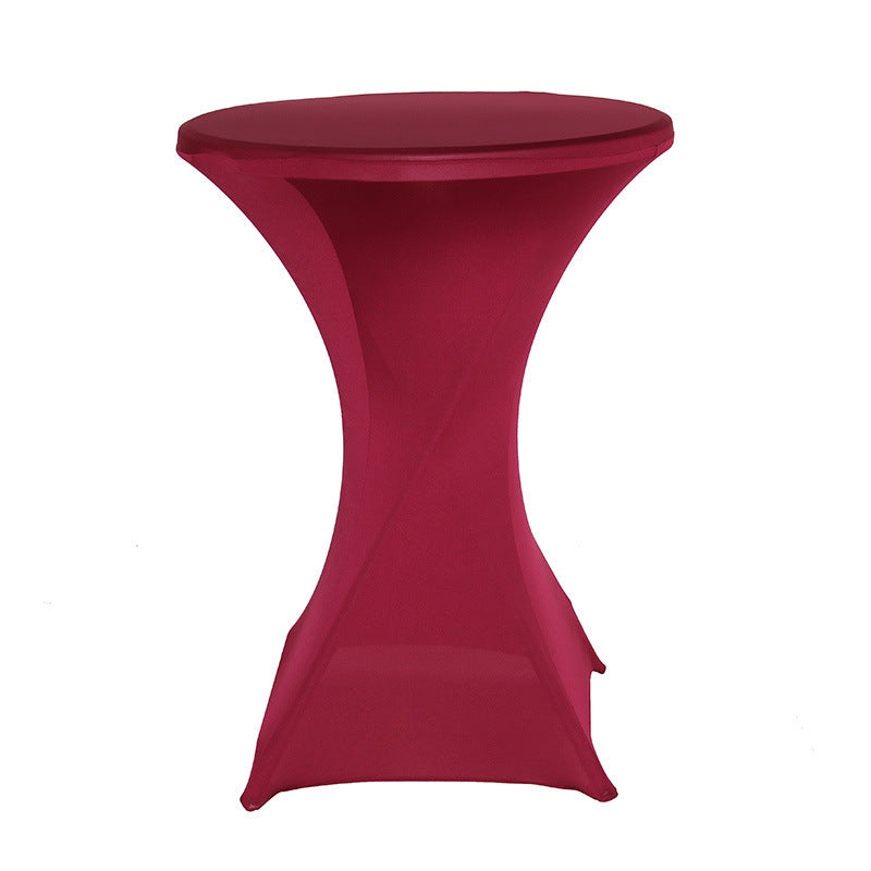 Stretch Cocktail Table Cover – Fitted Spandex Tablecloth for High Top Tables, Events & Party Decor