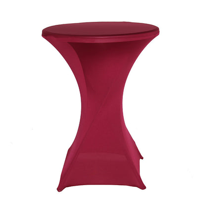 Stretch Cocktail Table Cover – Fitted Spandex Tablecloth for High Top Tables, Events & Party Decor