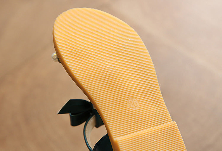 Girls' Summer Sandals – Princess Pearl Design