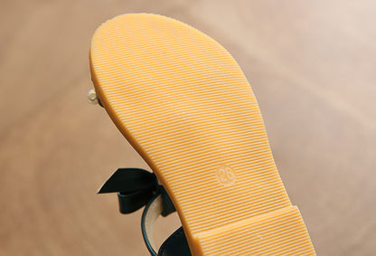 Girls' Summer Sandals – Princess Pearl Design