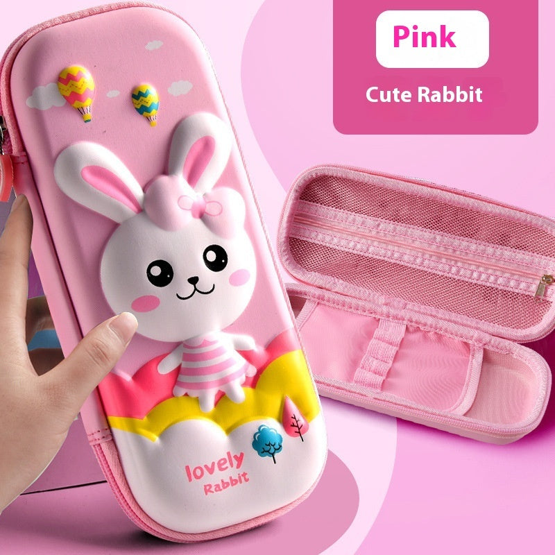 3D Leather Pencil Cases – Stylish Stationery Storage Boxes