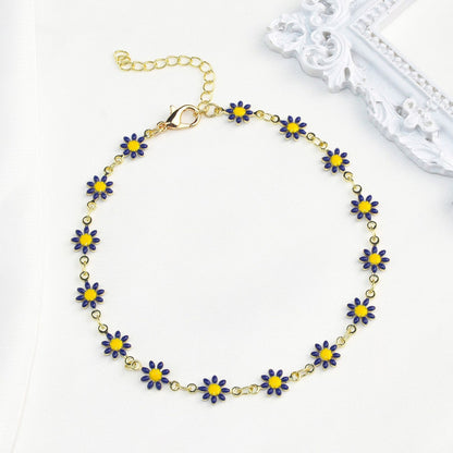 Fashionable Little Daisy Anklet