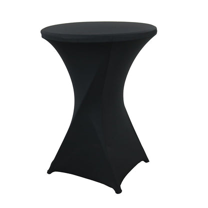 Stretch Cocktail Table Cover – Fitted Spandex Tablecloth for High Top Tables, Events & Party Decor