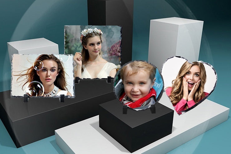 Natural Slate for Thermal Transfer Printing – Sublimation Photo Rock Slate Plaque