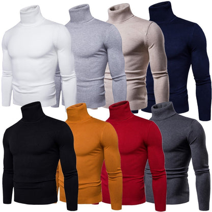 Men’s Thermal Turtleneck Sweater – Winter Warm Slim Fit Pullover