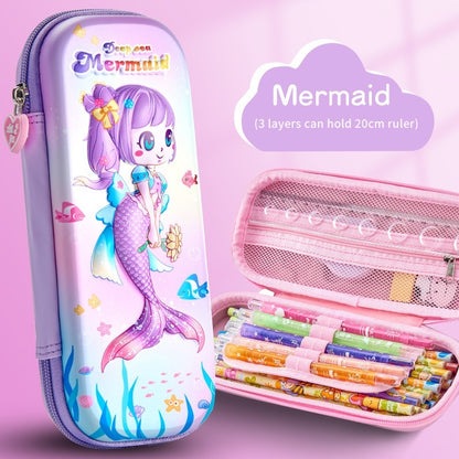 3D Leather Pencil Cases – Stylish Stationery Storage Boxes