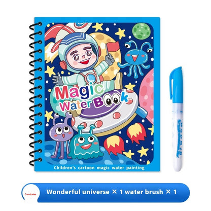 AquaDoodle Book – Reusable Magic Water Painting Album for Kids (4-6 years of age)