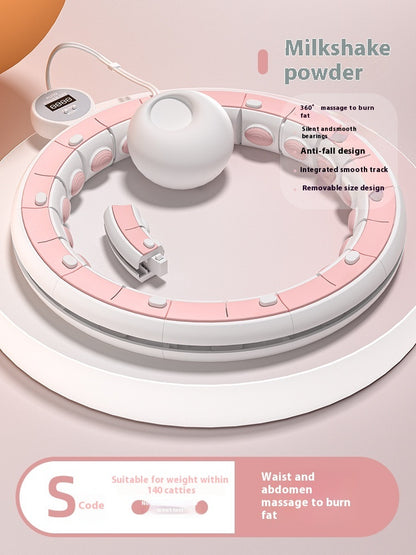 Intelligent Hula Hoop – Smart Weighted Fitness Hoop for Abdominal Compression & Fat Burning