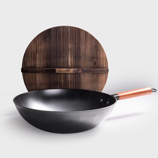 High Temperature Resistance Iron Wok Cooking Pan