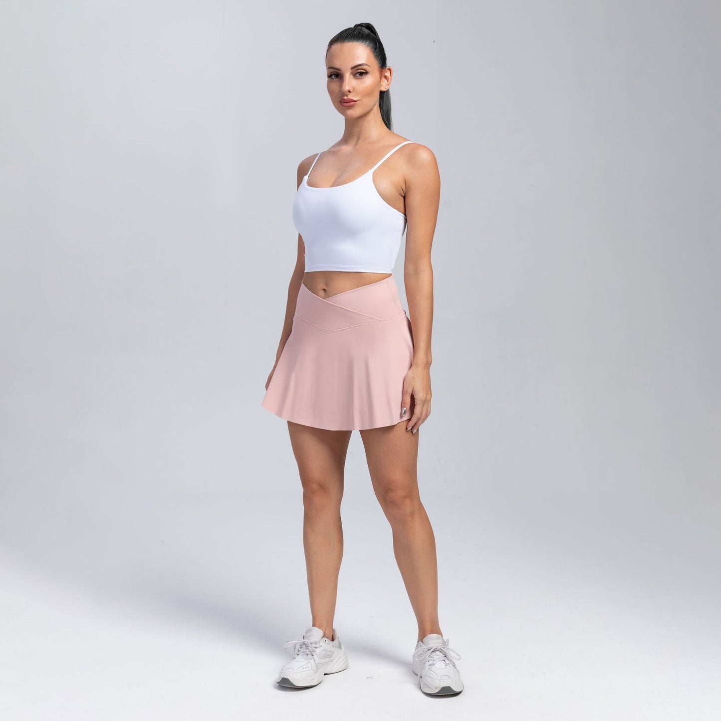 High-Waist Yoga Shorts – Stretchy, Breathable & Tummy Control Workout Shorts for Women