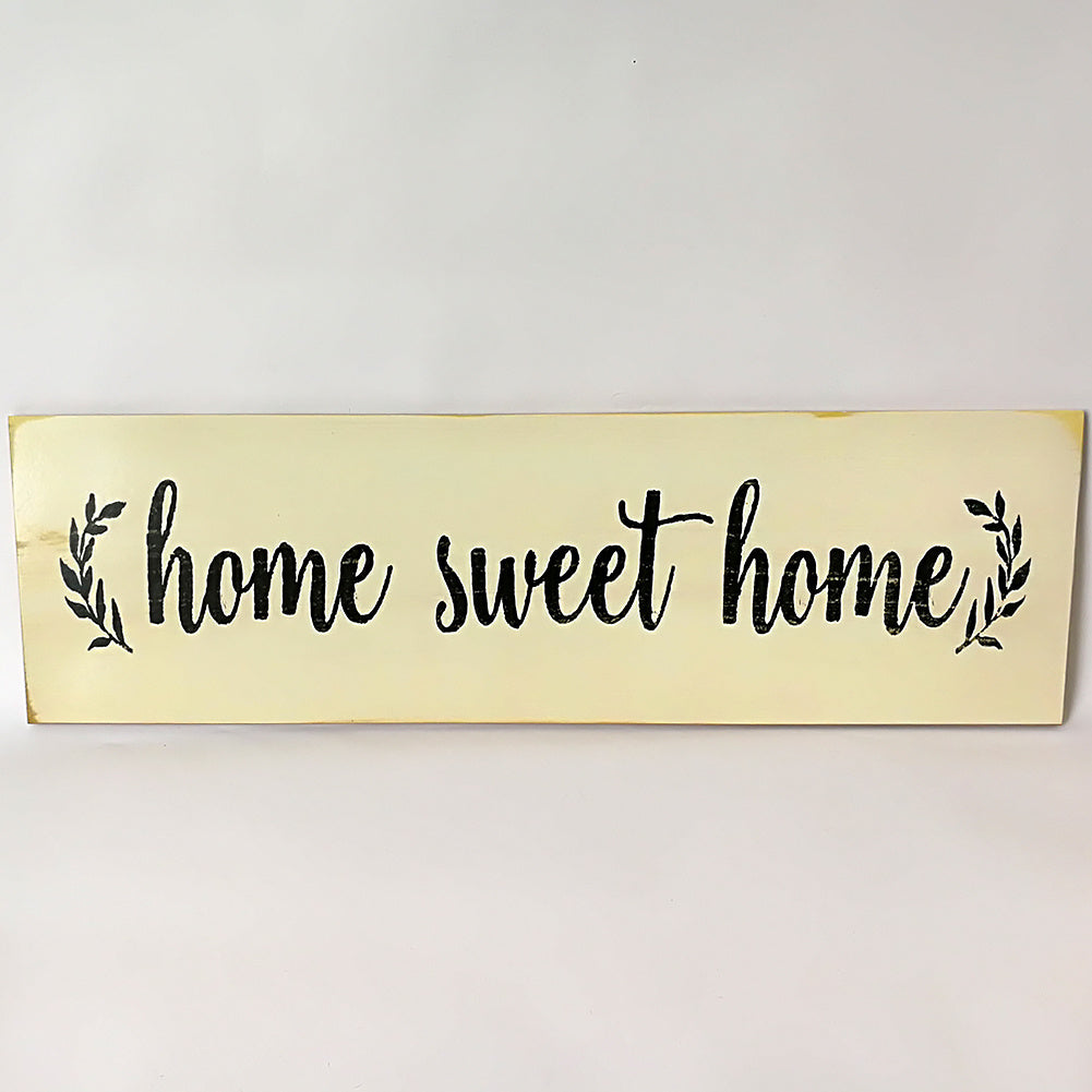 "Home Sweet Home" Decorative Sign – Cozy Home Décor Accent