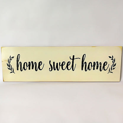 "Home Sweet Home" Decorative Sign – Cozy Home Décor Accent
