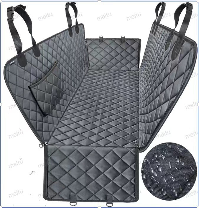 Water And Dirt Resistant Pet Car Mat