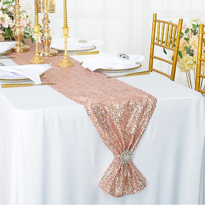 Sequin Table Runner – Sparkling Table Decor for Weddings, Birthdays, Baby Showers & Special Events