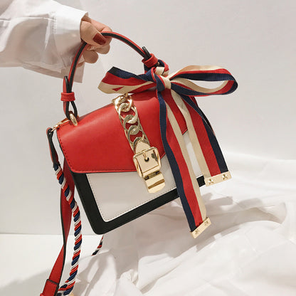 Chain Lock Bag – Chic & Secure Shoulder or Crossbody Purse