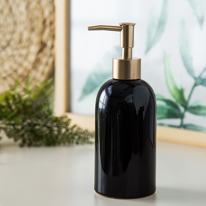 Bathroom Creative Ceramic Perfume Shower Gel Bottle