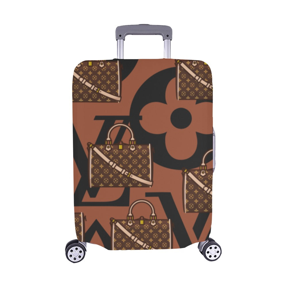 Monogram Luggage Cover (22"-25") – Custom Stretchable Suitcase Protector
