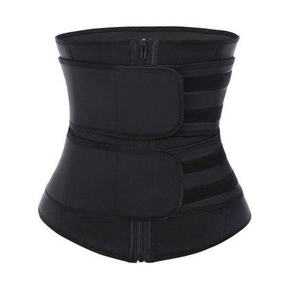 Women’s Tummy Sweat Shapewear Bodysuit – Waist Trainer Slimming Corset with 2-3 Adjustable Belts
