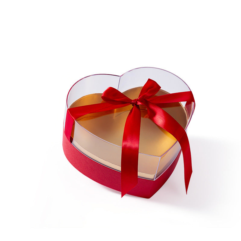 Transparent Flower Packing Boxes – Elegant Gift Packaging for Valentine’s Day