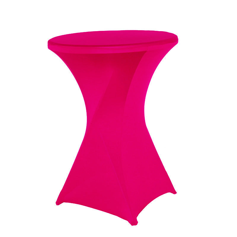 Stretch Cocktail Table Cover – Fitted Spandex Tablecloth for High Top Tables, Events & Party Decor