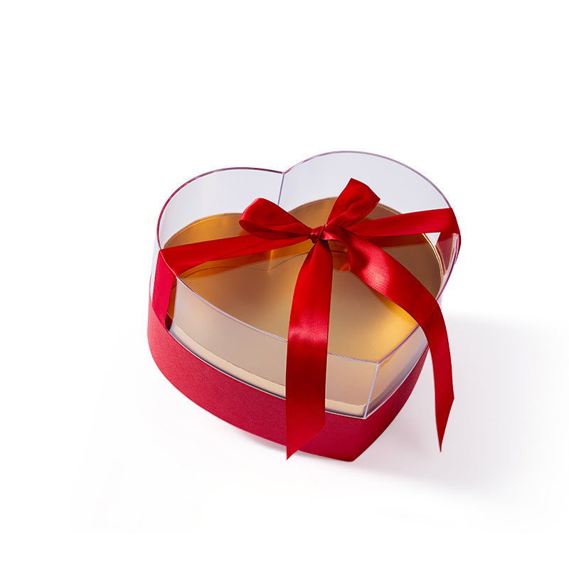Transparent Flower Packing Boxes – Elegant Gift Packaging for Valentine’s Day