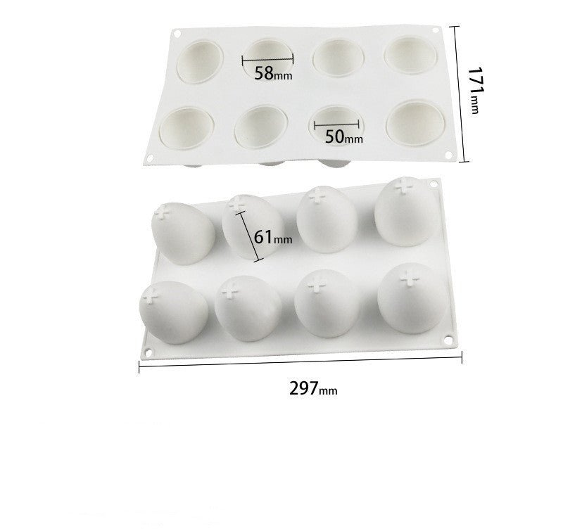 Easter Egg Silicone Mold – Non-Stick Baking & Craft Mold for Chocolates, Candies & Treats