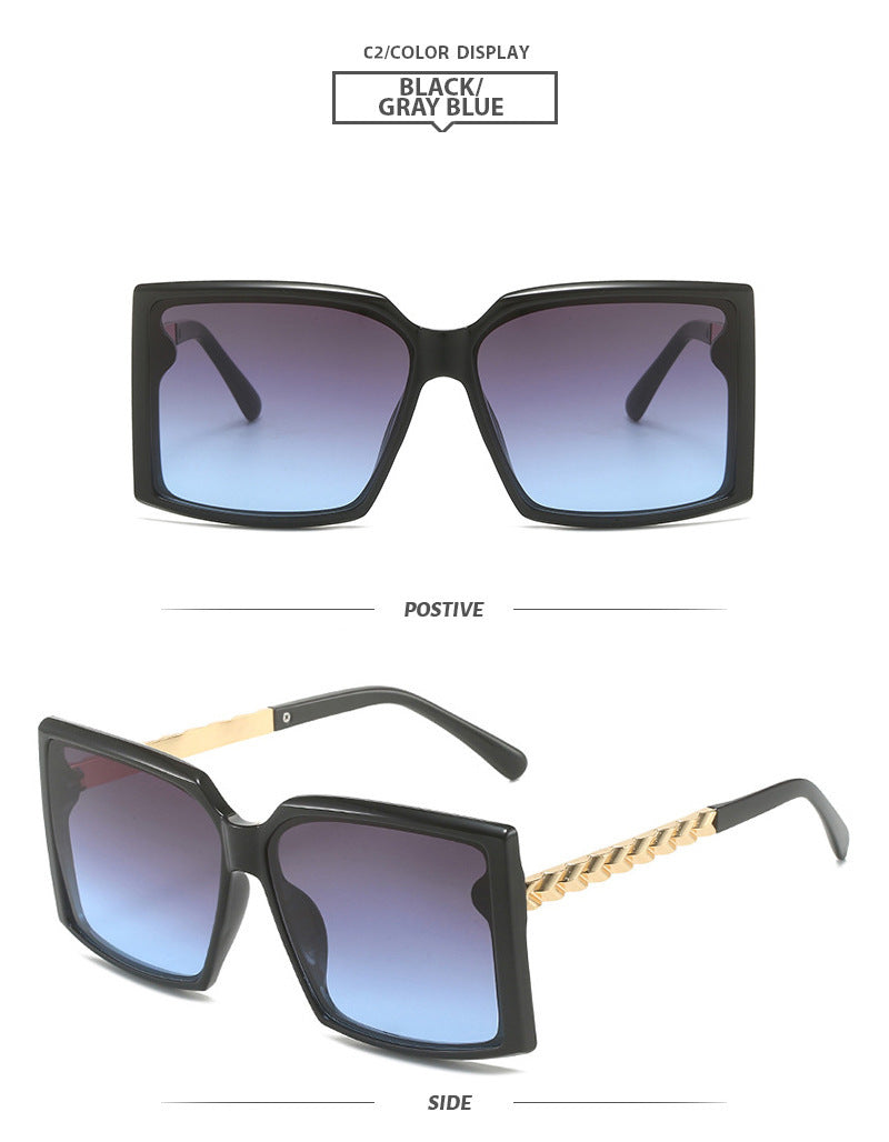 Catwalk-Inspired Light Luxury Sunglasses – Simple, Stylish Fashion Eyewear