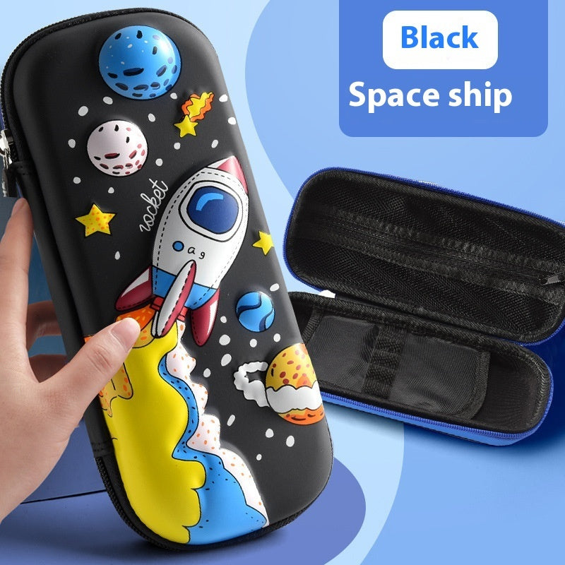 3D Leather Pencil Cases – Stylish Stationery Storage Boxes