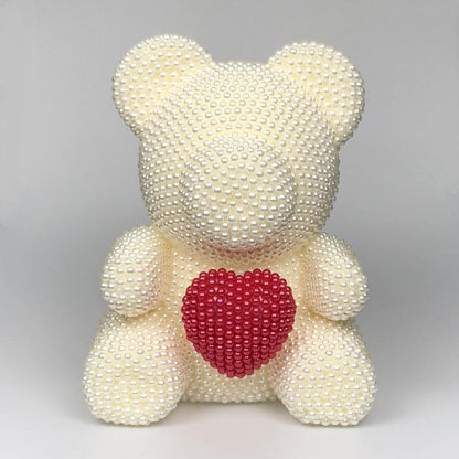 Pearl Foam Bear Decor