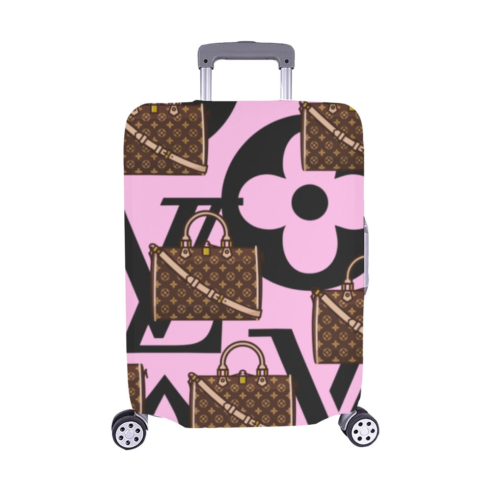 Monogram Luggage Cover (22"-25") – Custom Stretchable Suitcase Protector