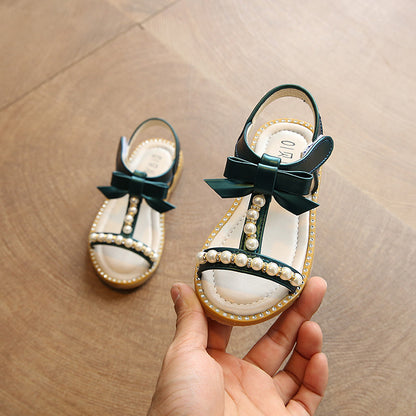 Girls' Summer Sandals – Princess Pearl Design