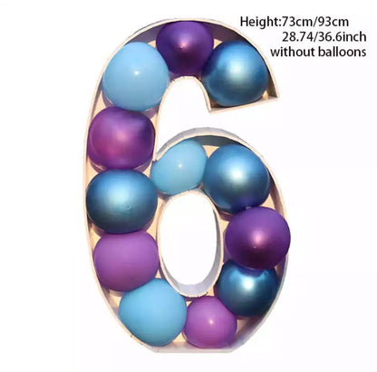 Giant Birthday Balloon Box – Decorative Balloon-Fill Display for Birthday Parties