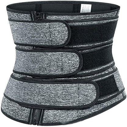 Women’s Tummy Sweat Shapewear Bodysuit – Waist Trainer Slimming Corset with 2-3 Adjustable Belts