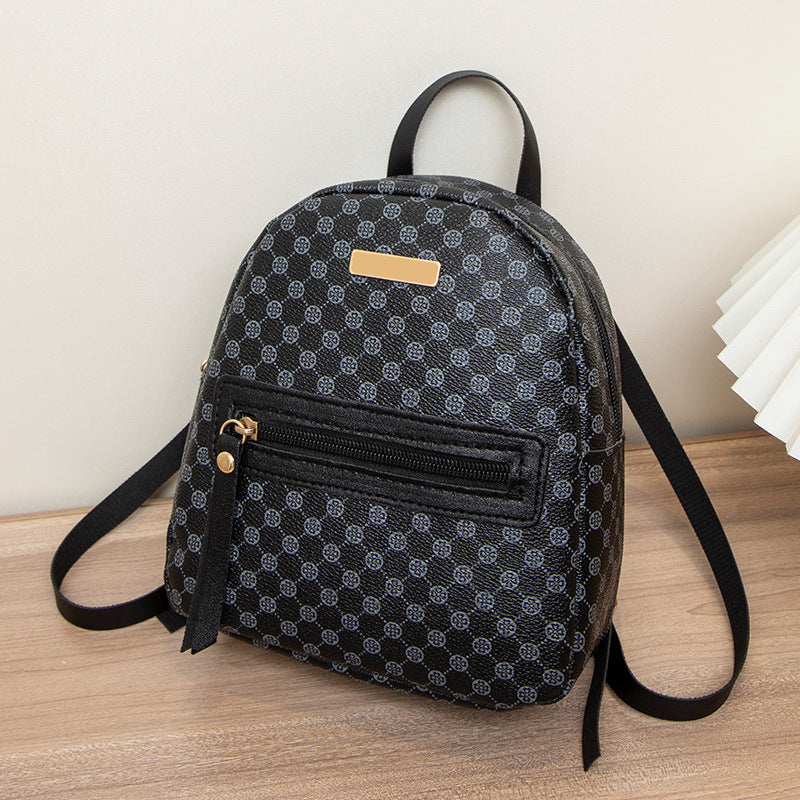 Sequin Decorative Dotted Prints Backpack