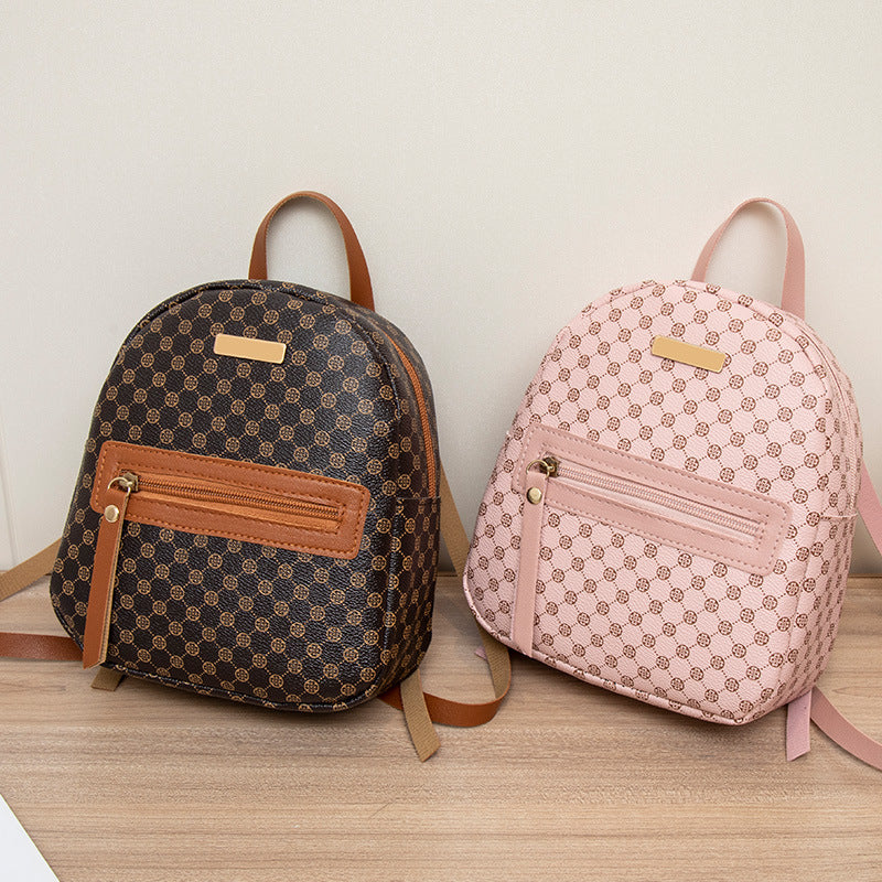 Sequin Decorative Dotted Prints Backpack