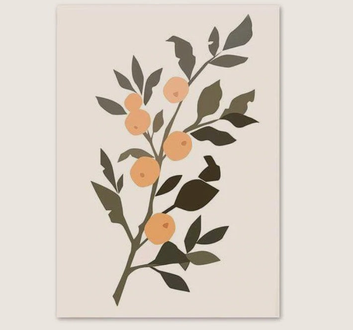 Frameless Canvas Wall Art – Modern Floral Prints for Home Décor