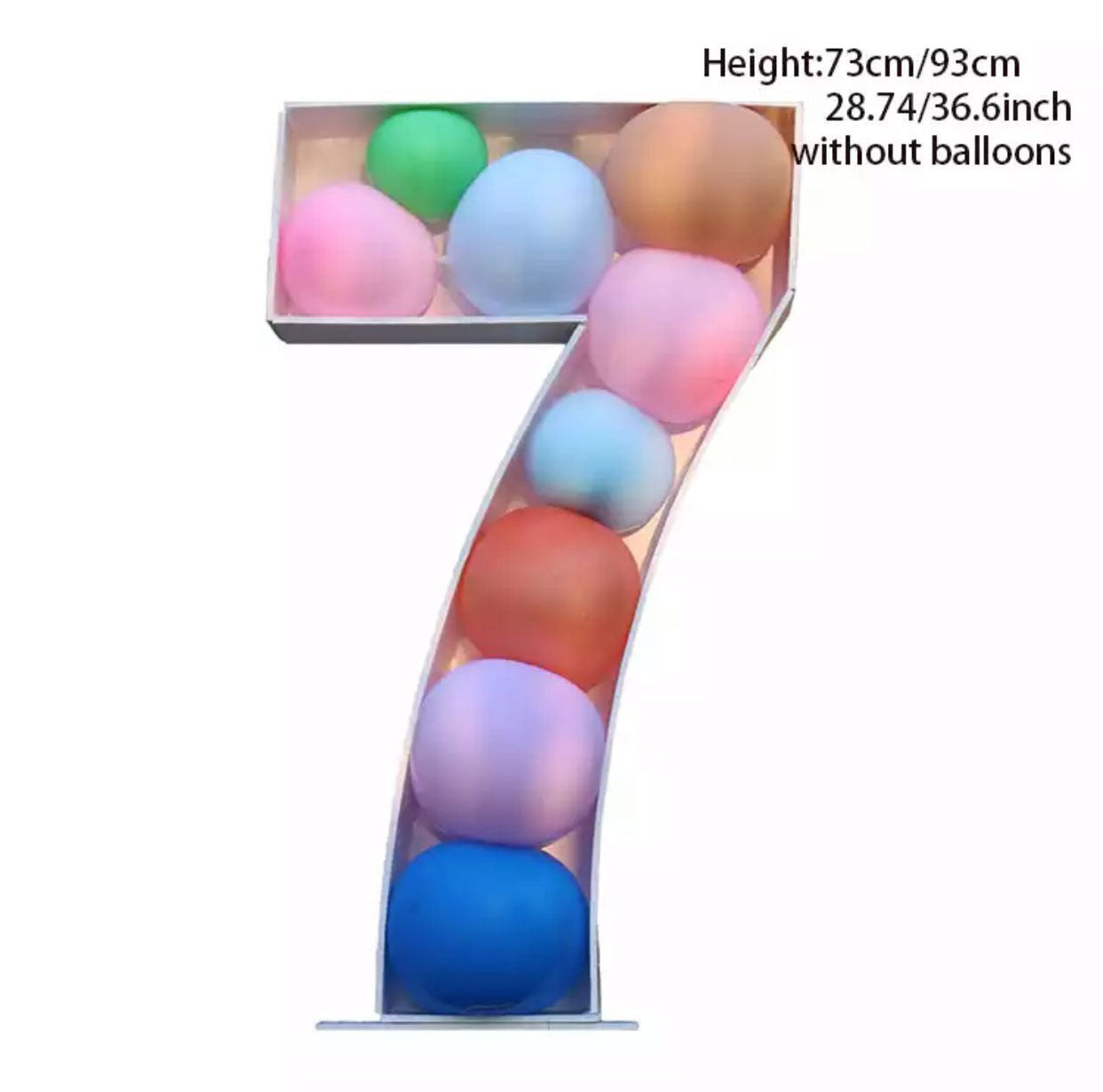 Giant Birthday Balloon Box – Decorative Balloon-Fill Display for Birthday Parties