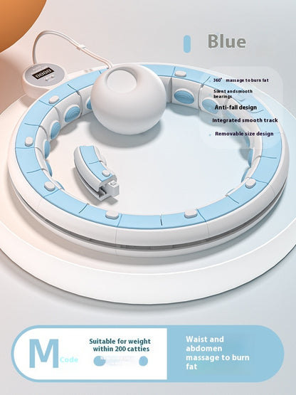 Intelligent Hula Hoop – Smart Weighted Fitness Hoop for Abdominal Compression & Fat Burning