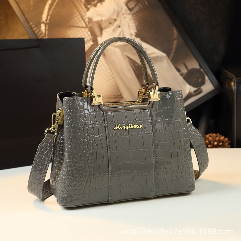 Fashion Print Handbag – Light Luxury Style with Elegant Design